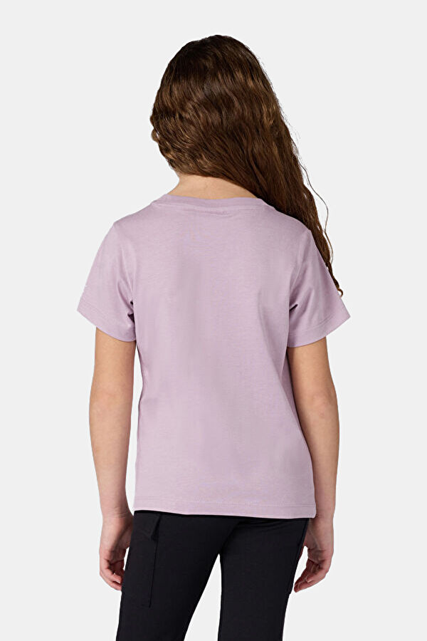 Lilac Crew Neck Kids' T-Shirt 2