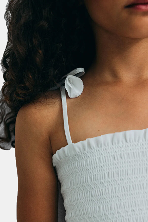 White Mini Kids Dress 5