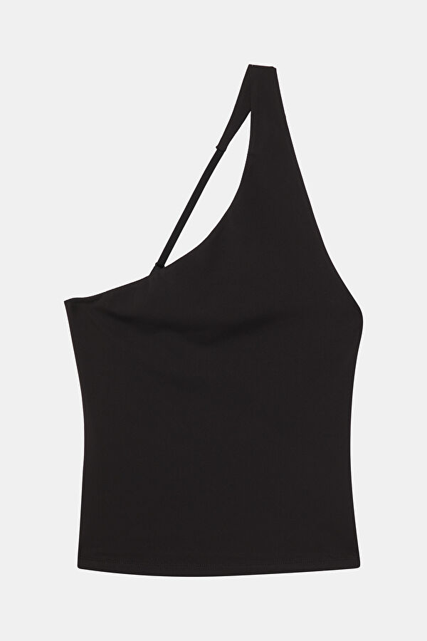 Black Sleeveless Women's Blouse