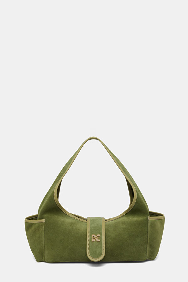 The Luna Green Leather Bag