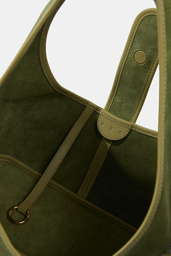 The Luna Green Leather Bag 5