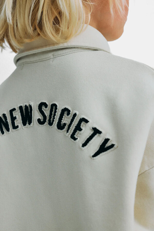 Açık Bej Çocuk Sweatshirt 5
