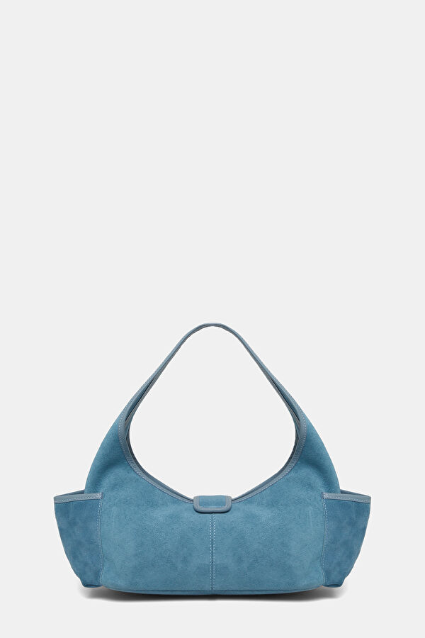 The Luna Blue Leather Bag 3