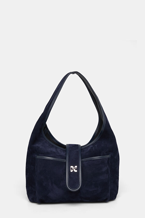 The Astra Navy Leather Bag