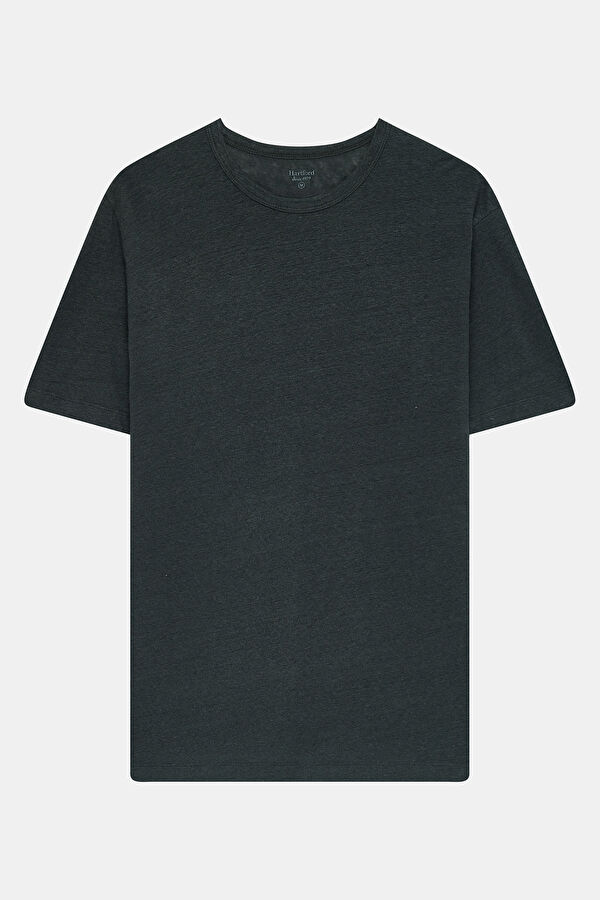 Relax Fit Khaki Crew Neck Men's Shirt