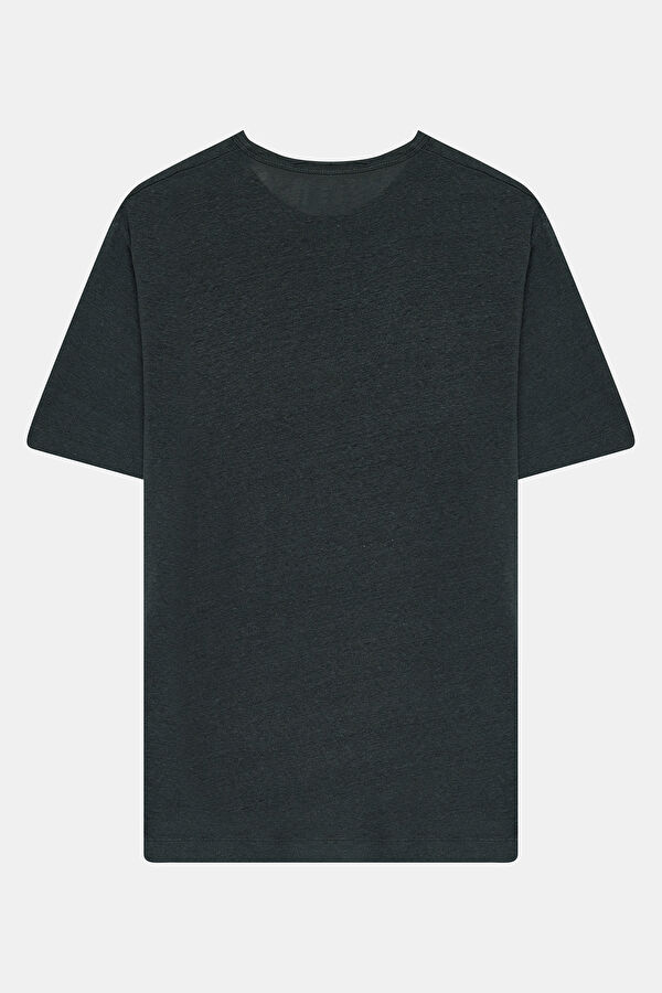 Relax Fit Khaki Crew Neck Men's Shirt 2