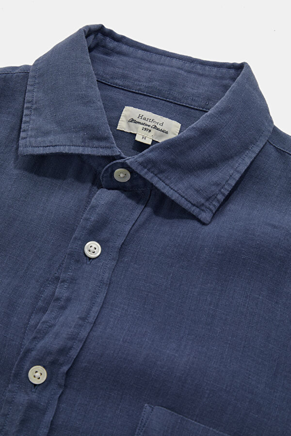 Relax Fit Indigo Men's Shirt 3