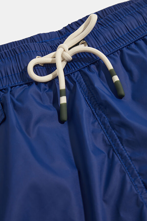 Navy Elastic Waist Men's Swimsuit 3
