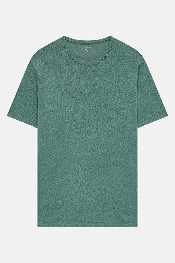 Relax Fit Anthracite Crew Neck Men's Shirt