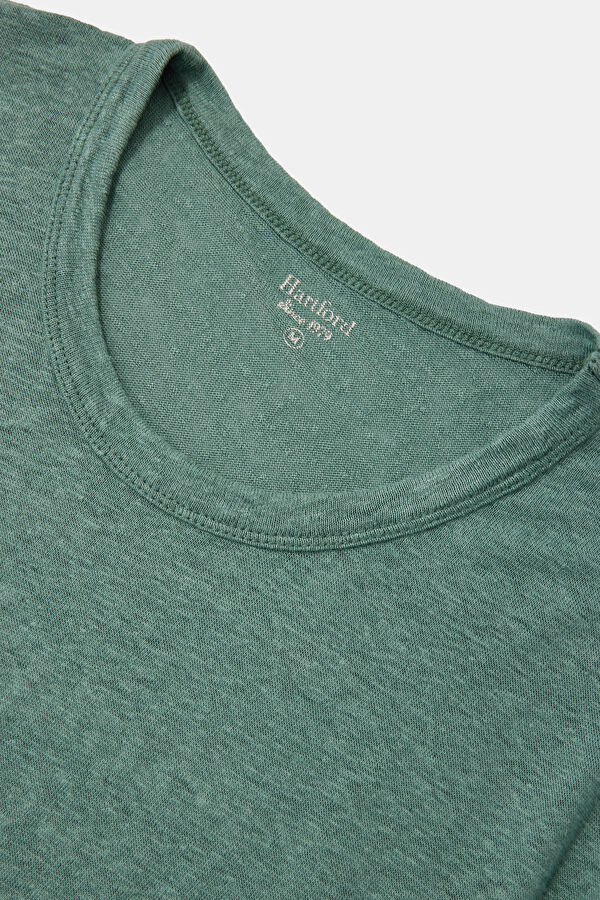Relax Fit Anthracite Crew Neck Men's Shirt 3