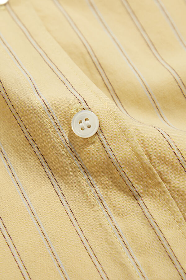 Yellow Striped Patterned Shirt 5