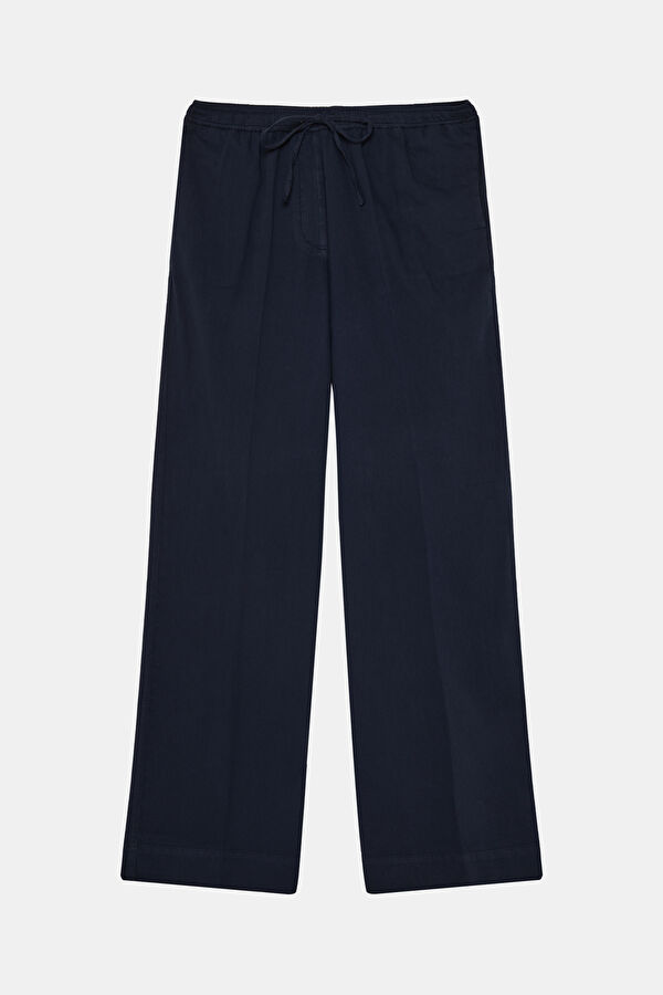 Black Wide Leg Women's Trousers