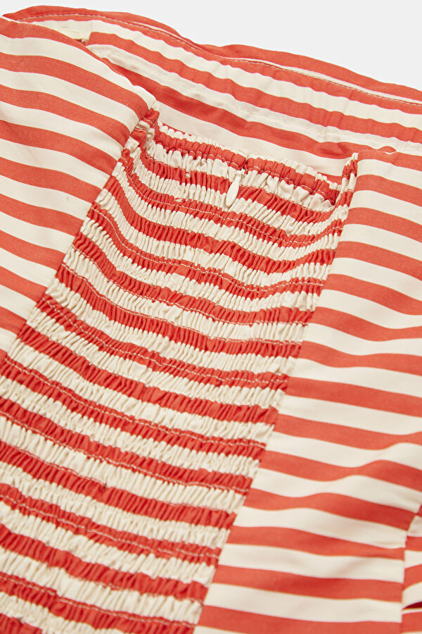Red Striped Women's Dress 6