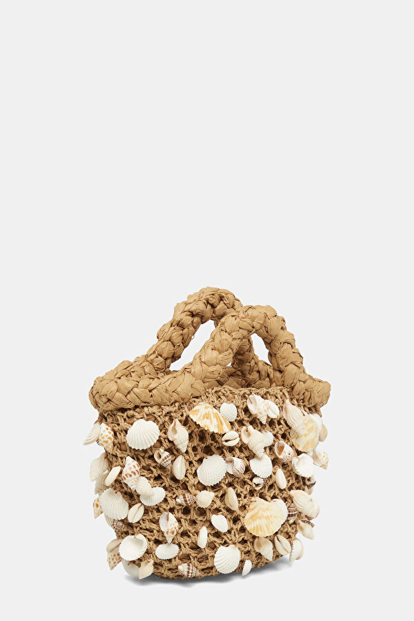 Mini Shelly Mercado Tote Beige Raffia Bag 2