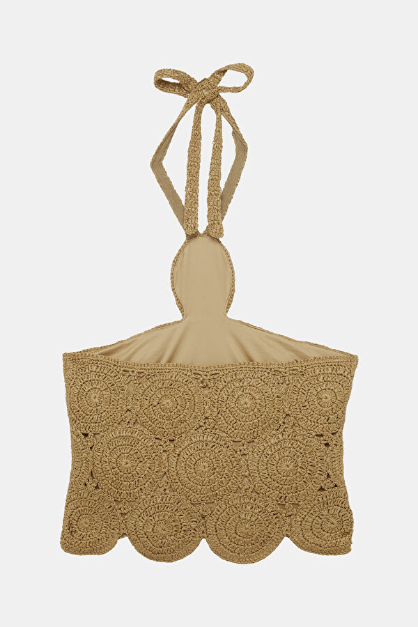 Beige Women's Blouse 2