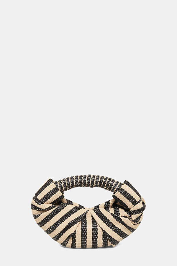 Lopsy Cream Striped Bag