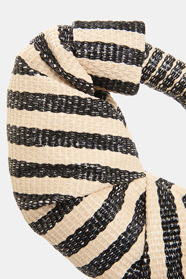 Lopsy Cream Striped Bag 4