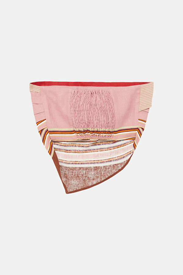 Rose Pink Striped Women's Blouse 5