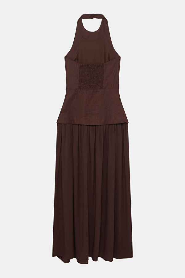 Dark Brown Women's Dress 4