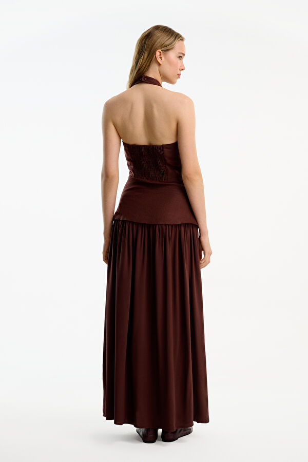 Dark Brown Women's Dress 2