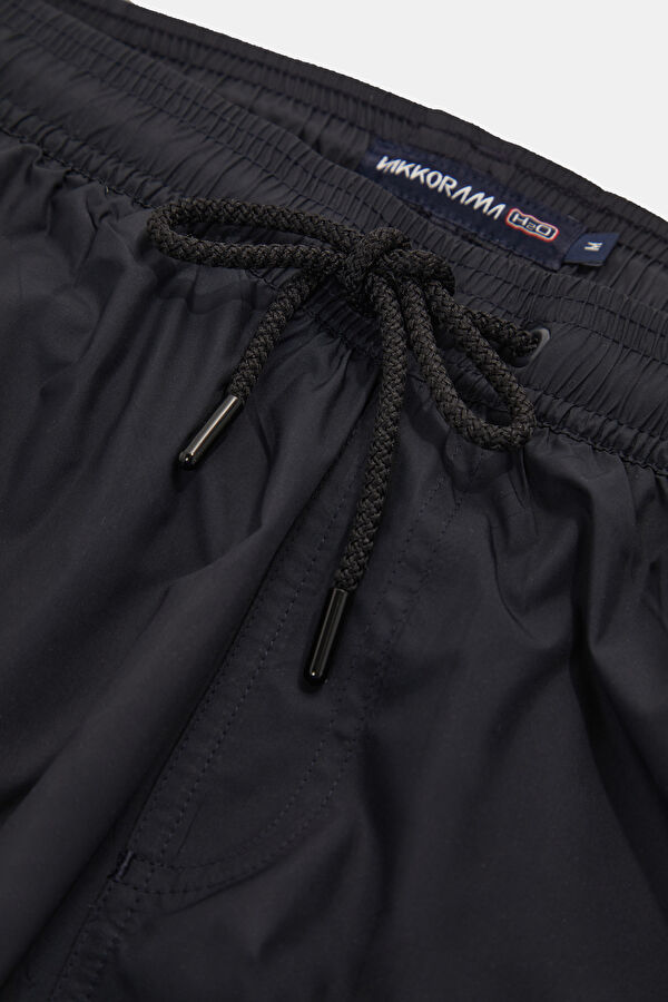 Navy Blue Elastic Swimsuit 3
