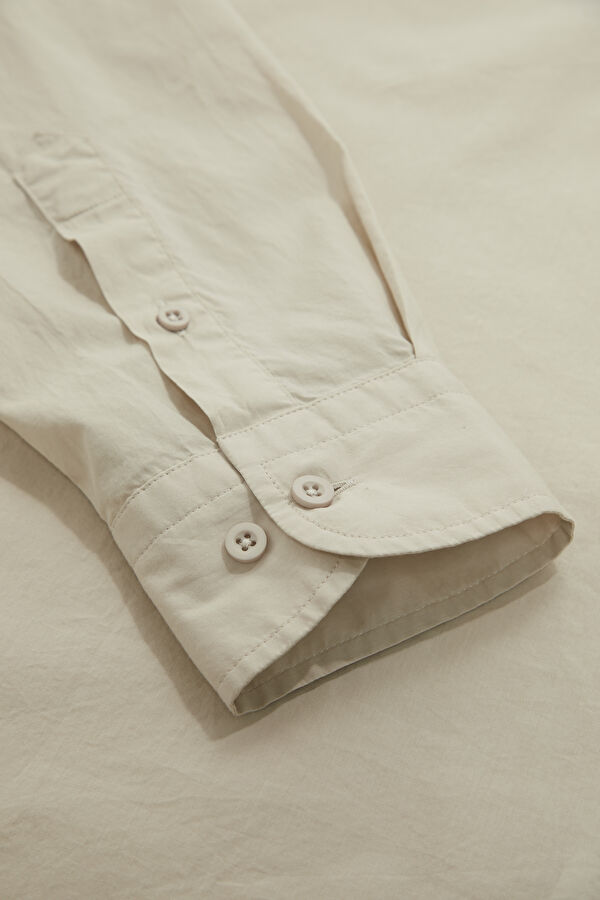 Relax Fit Stone Button-Down Collar Men's Shirt 5