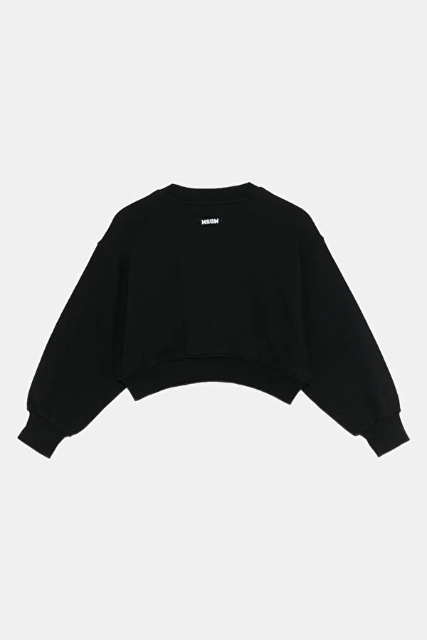 Siyah Kapuşonlu Çocuk Sweatshirt 2