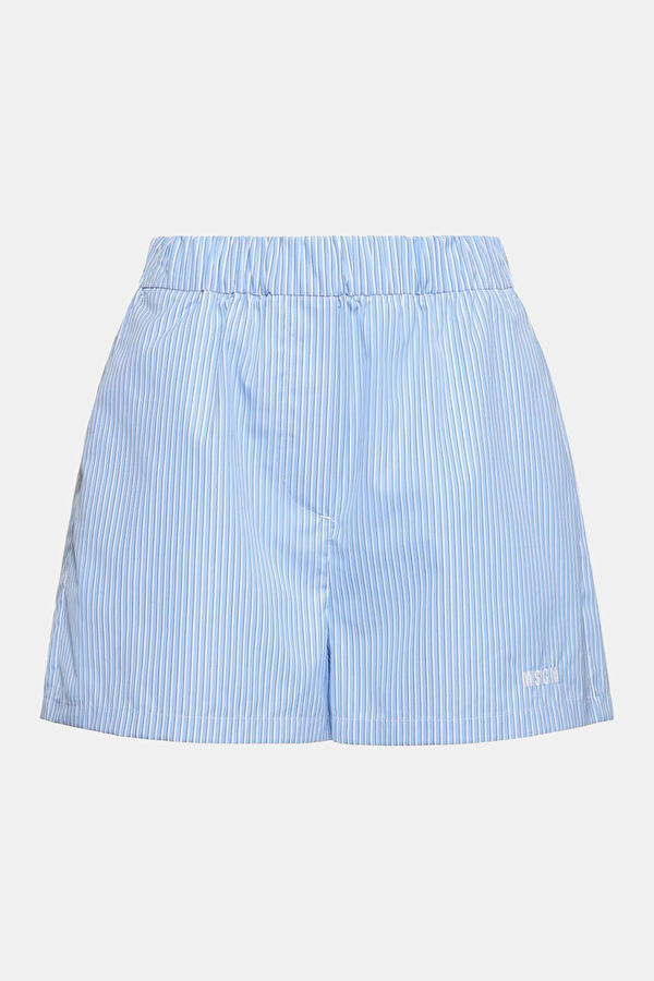 Blue Patterned Men's Shorts