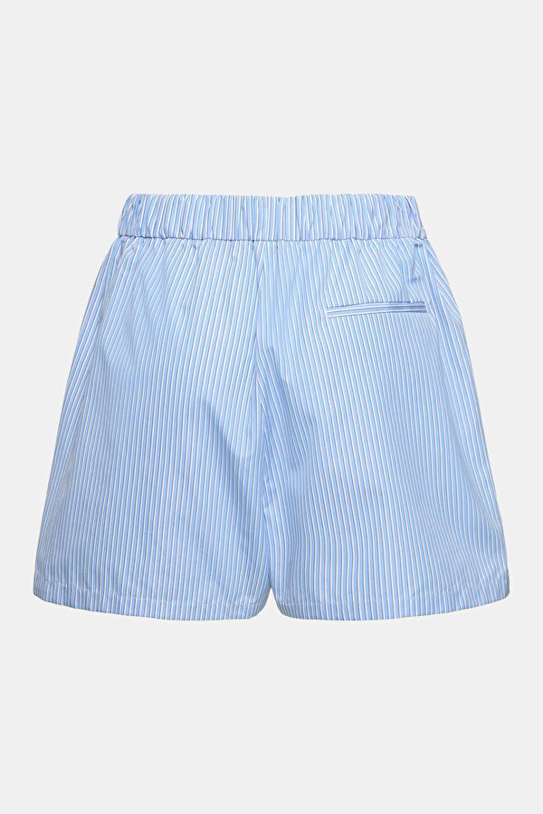 Blue Patterned Men's Shorts 2