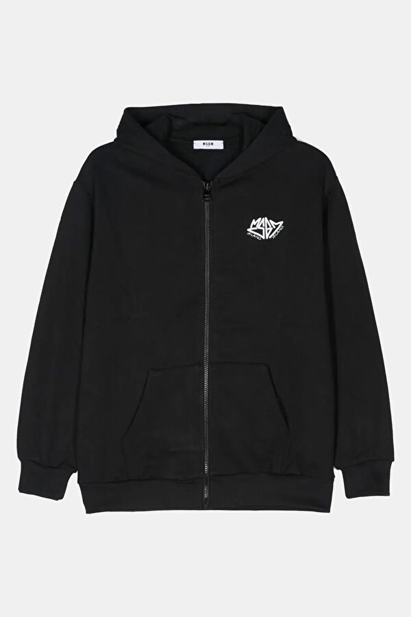 Black Hooded Men's Sweatshirt