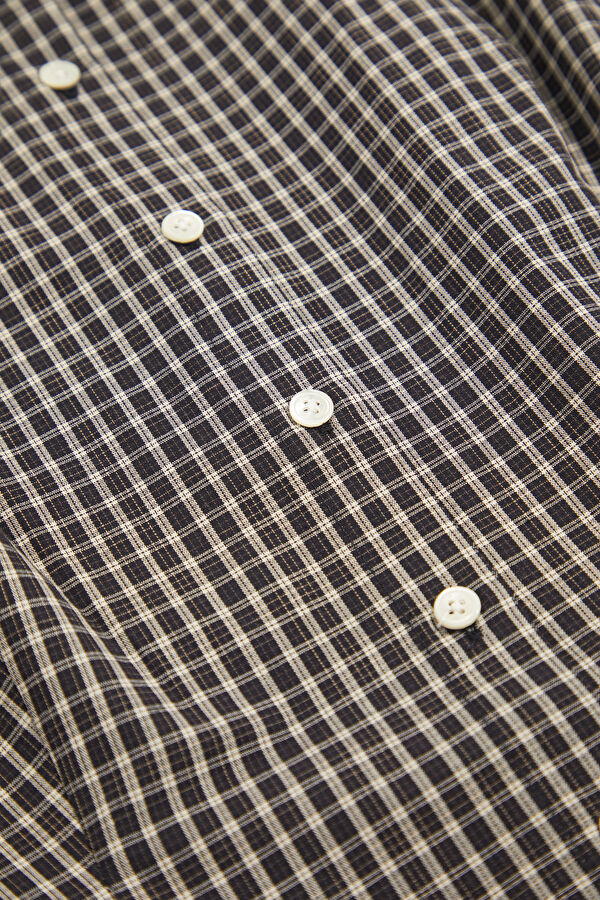 Black Patterned Women's Blouse 7