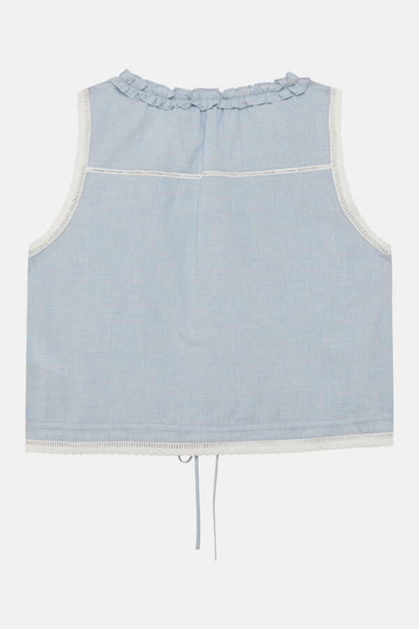 Blue Women's Blouse 5