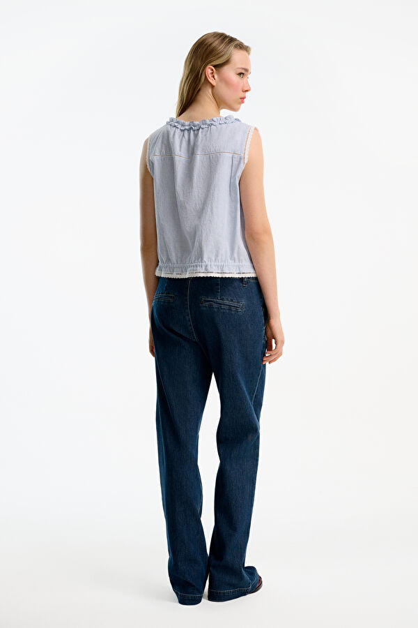 Blue Women's Blouse 2
