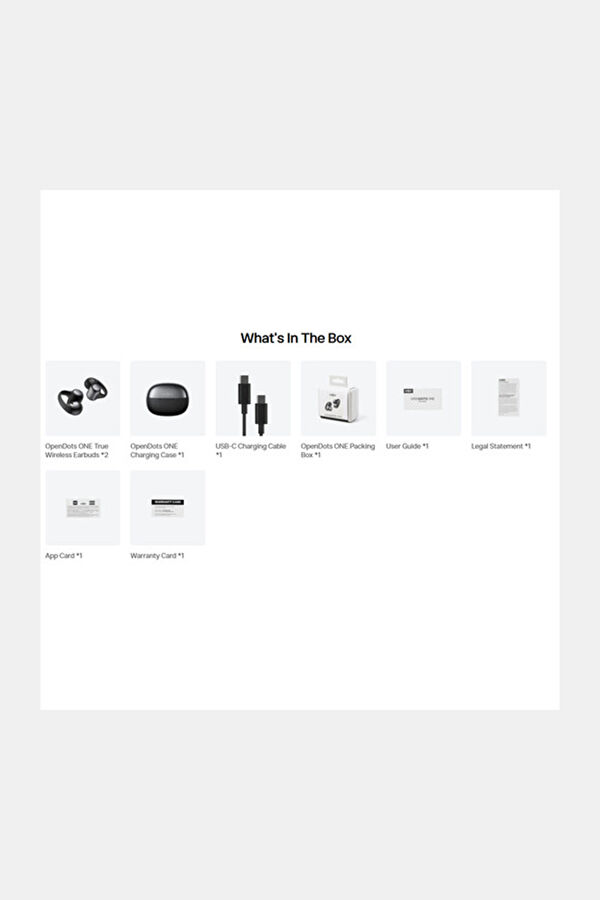 OpenDots One Black Wireless In-Ear Headphones 5