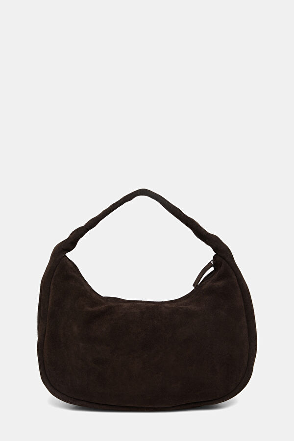 Dark Brown Suede Bag 3