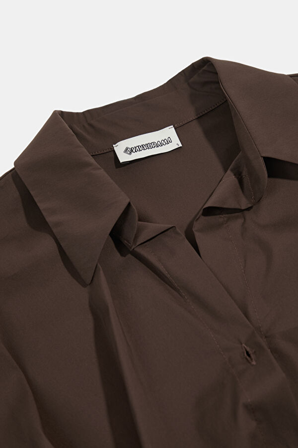Brown Women's Shirt 3