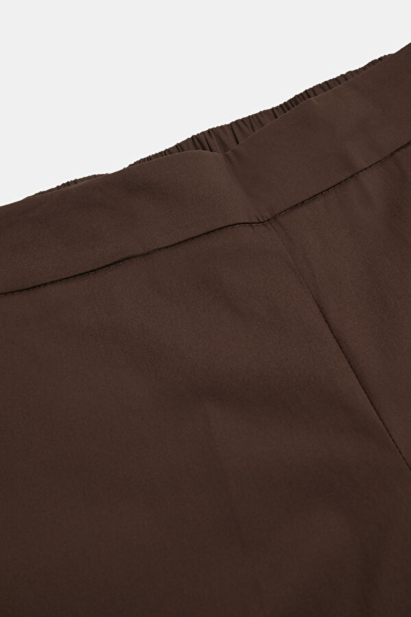 Kahve Wide Leg Kadın Pantolon 3