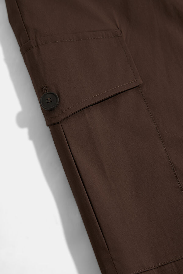 Kahve Wide Leg Kadın Pantolon 4