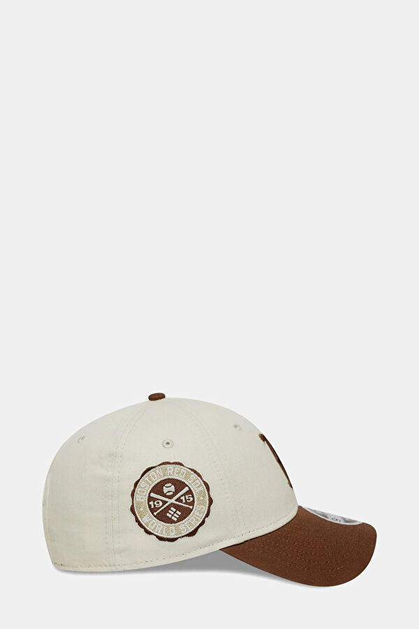 Boston Red Sox World Series Patch 9FORTY Snapback M-Crown Açık Bej Şapka 3