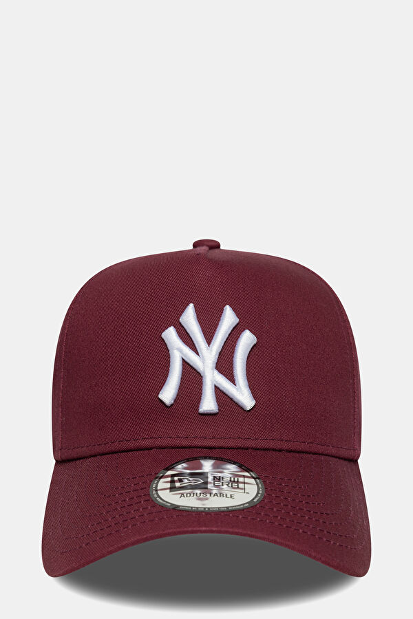 New York Yankees 9FORTY A-Frame Essential Koyu Kırmızı Şapka 4