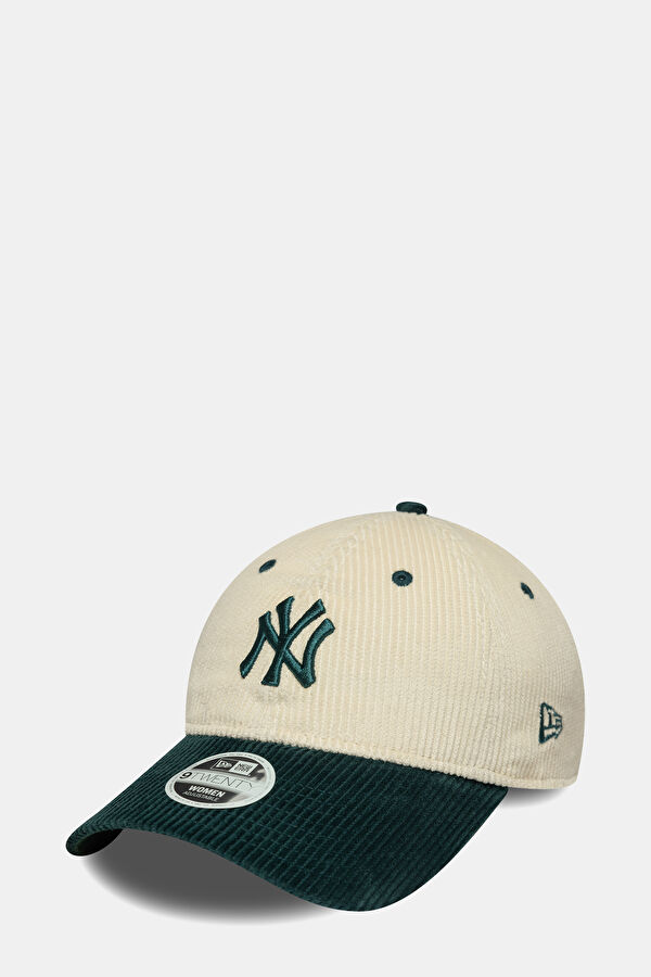 New York Yankees Cord 9TWENTY Adjustable Açık Bej Şapka