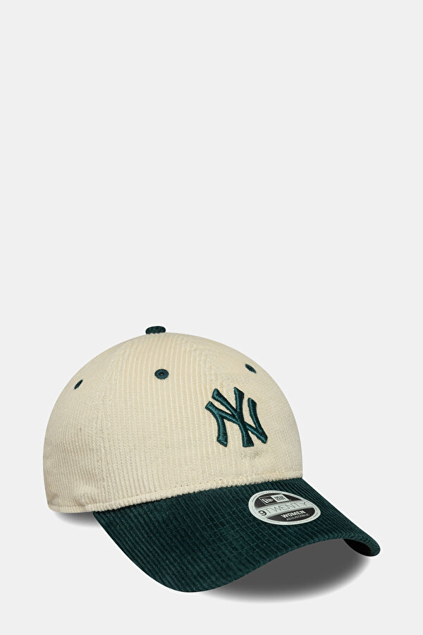 New York Yankees Cord 9TWENTY Adjustable Açık Bej Şapka 3