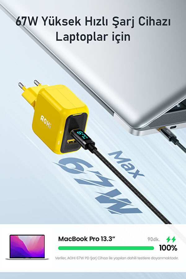 Magcube 2-Port GaN+ 67W Fast Charger 6