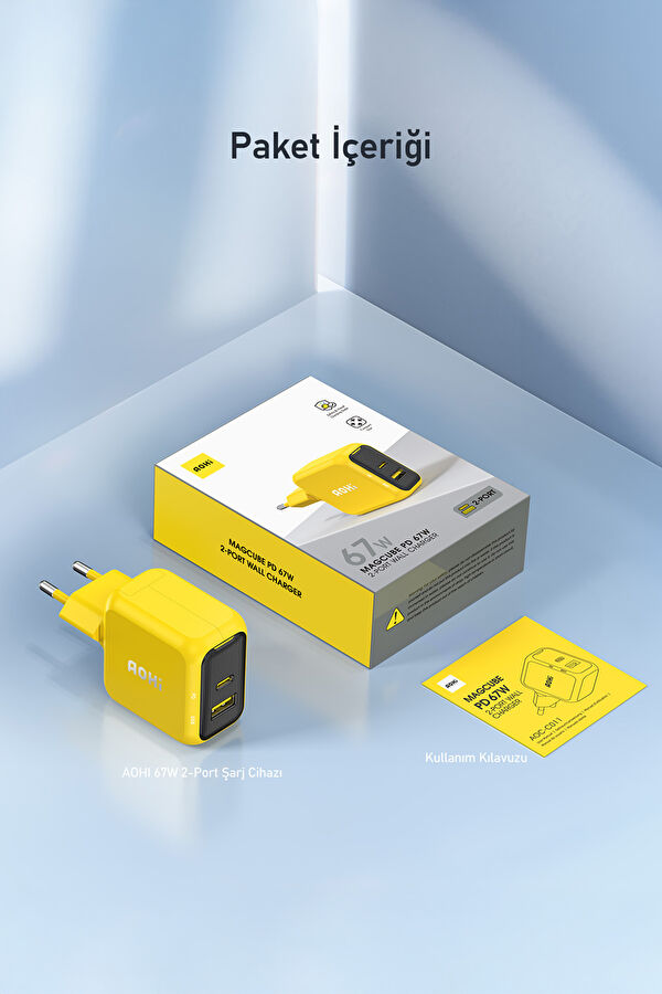 Magcube 2-Port GaN+ 67W Fast Charger 8