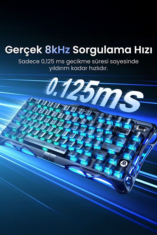Mercury V75 HE Hall Effect Magnetic Switch Gaming Keyboard with RGB Lighting 3