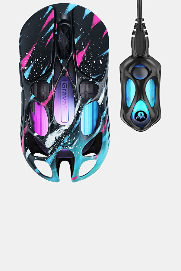 Mercury XPro RGB 32K DPI Optical Gaming Mouse + 8K Dongle
