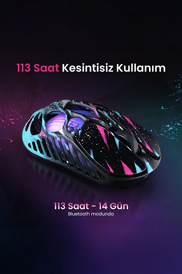 Mercury XPro RGB 32K DPI Optical Gaming Mouse + 8K Dongle 5