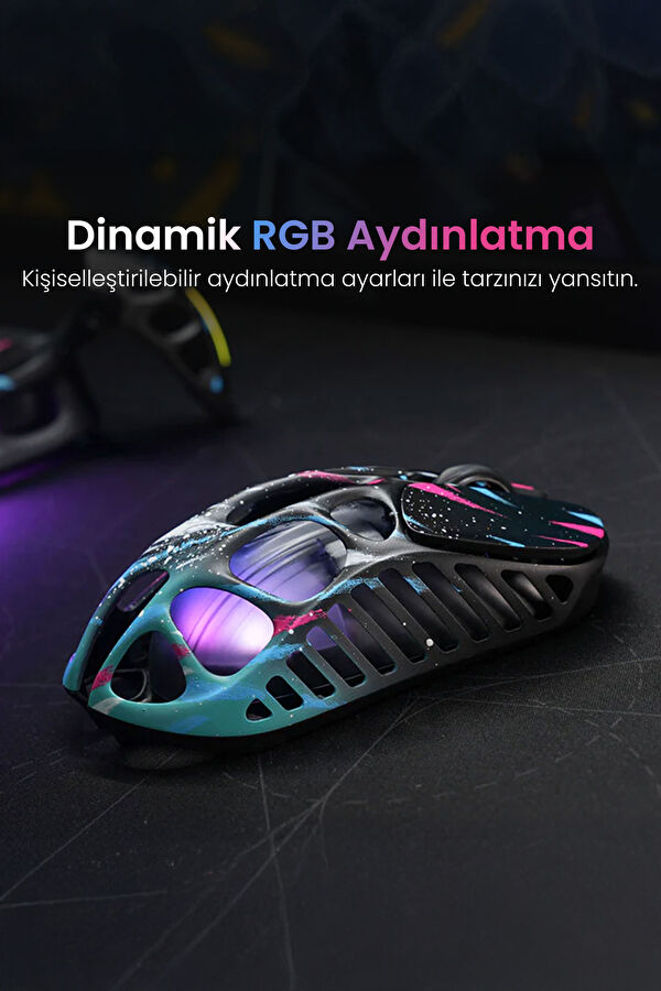 Mercury XPro RGB 32K DPI Optical Gaming Mouse + 8K Dongle 7