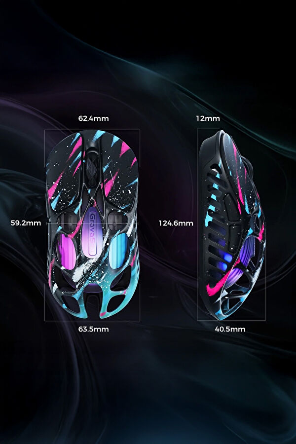 Mercury XPro RGB 32K DPI Optical Gaming Mouse + 8K Dongle 8