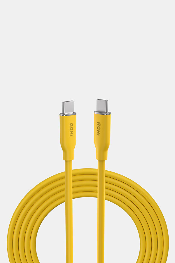 Silky Type-C to Type-C 1m PD 3.1 480Mbps 140W Süper Hızlı Şarj/Data Kablosu